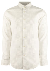 Men's Ronni Slim Fit Long Sleeve Shirt-PP-Medium Pastel Pink